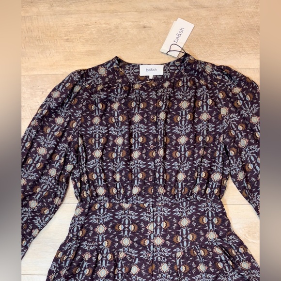 NWT BA & SH Tracy Viscose Front Button Dress Size 2 - Picture 6 of 11